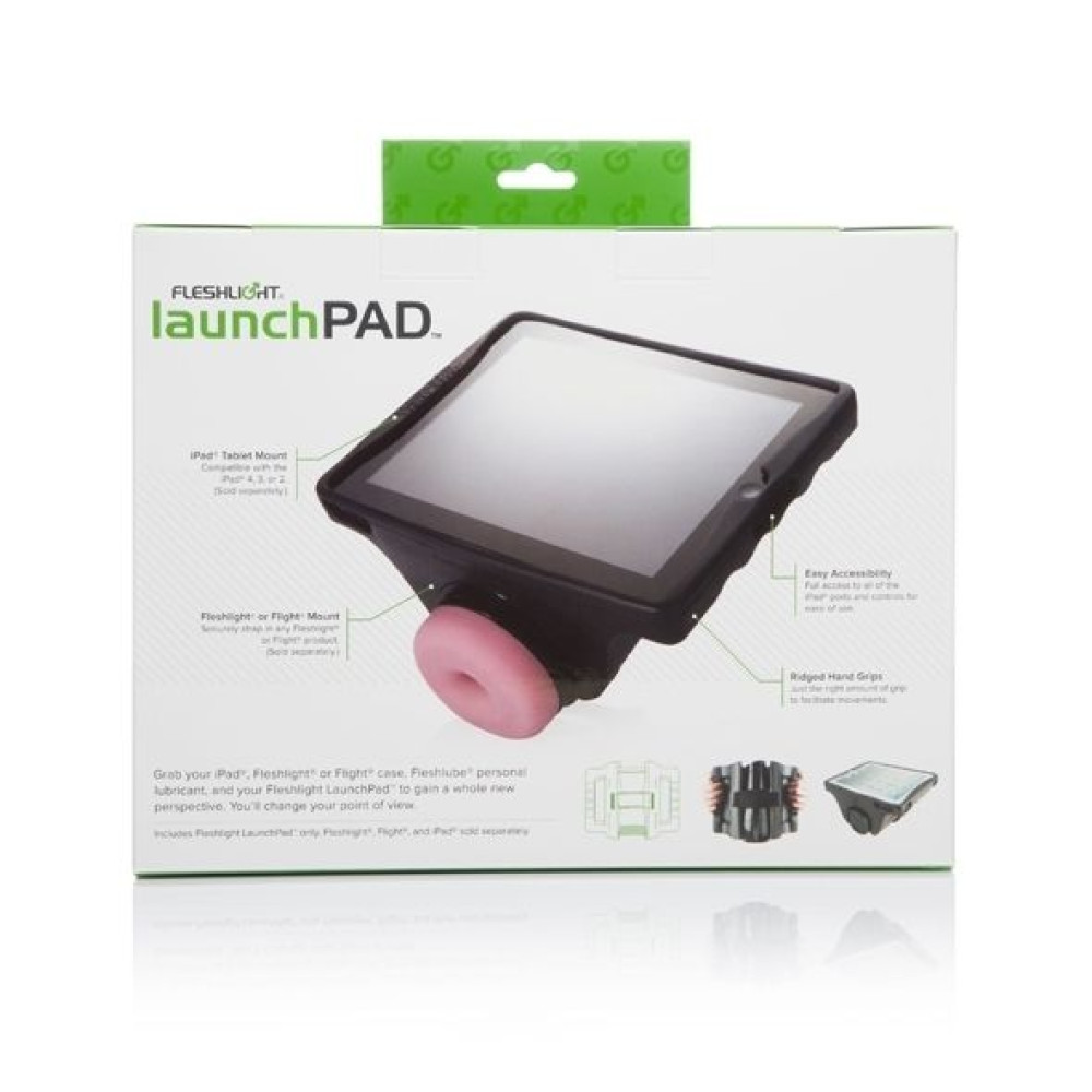 Чехол-крепление для мастурбатора и планшета Fleshlight LaunchPad, черный фото №2 — секс игрушки: Украина, NO TABOO