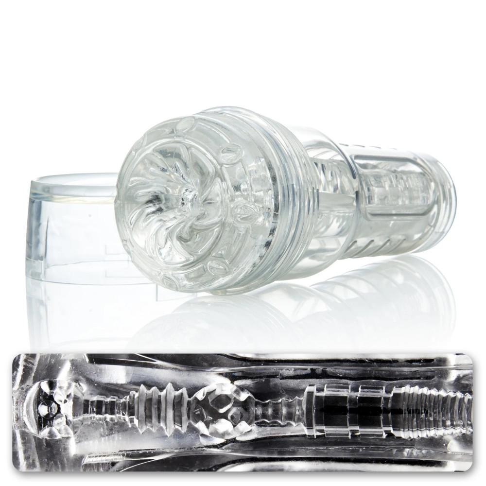 Мастурбатор в колбе рельефный Fleshlight GO Torque, киберкожа, прозрачный, 21.5 х 7.5 см фото №0 — секс игрушки: Украина, NO TABOO