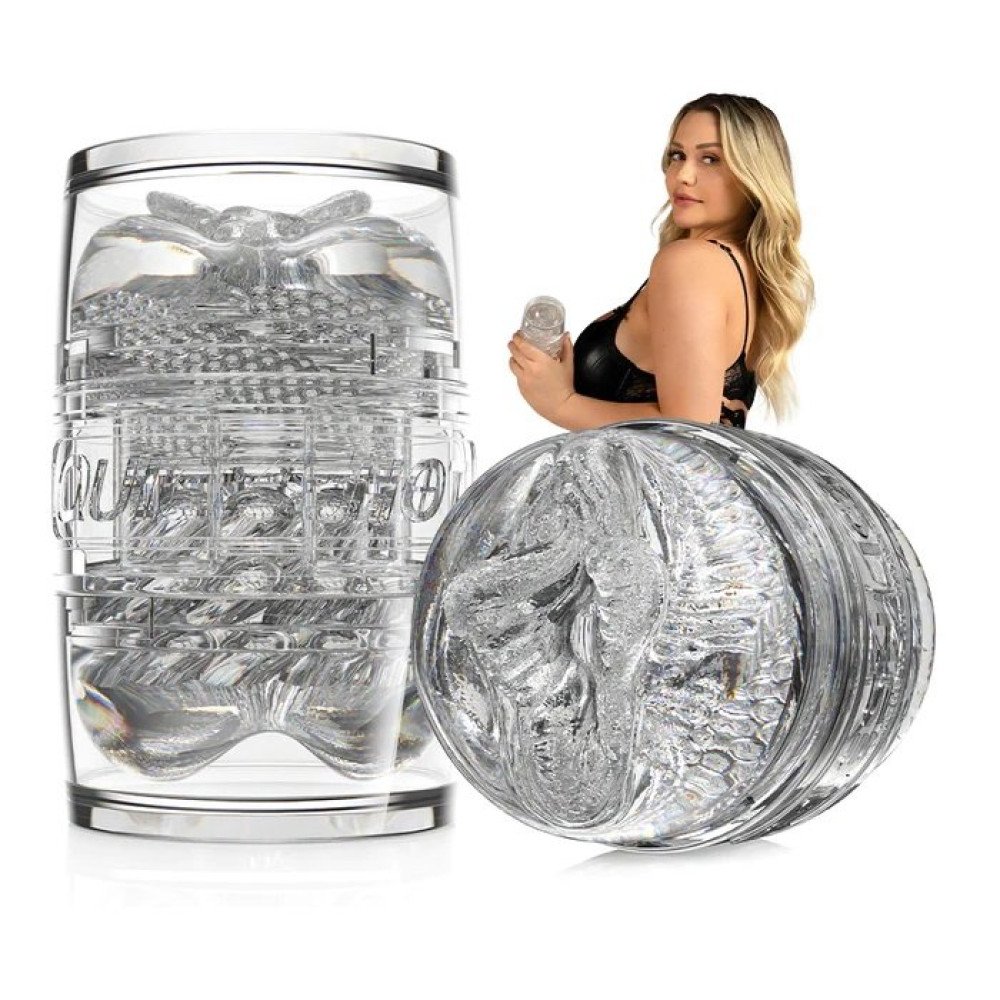 Мастурбатор двухсторонний вагина и анус Fleshlight Quickshot Mia Malkova, киберкожа, прозрачный, 11.2 х 9 см фото №0 — секс игрушки: Украина, NO TABOO