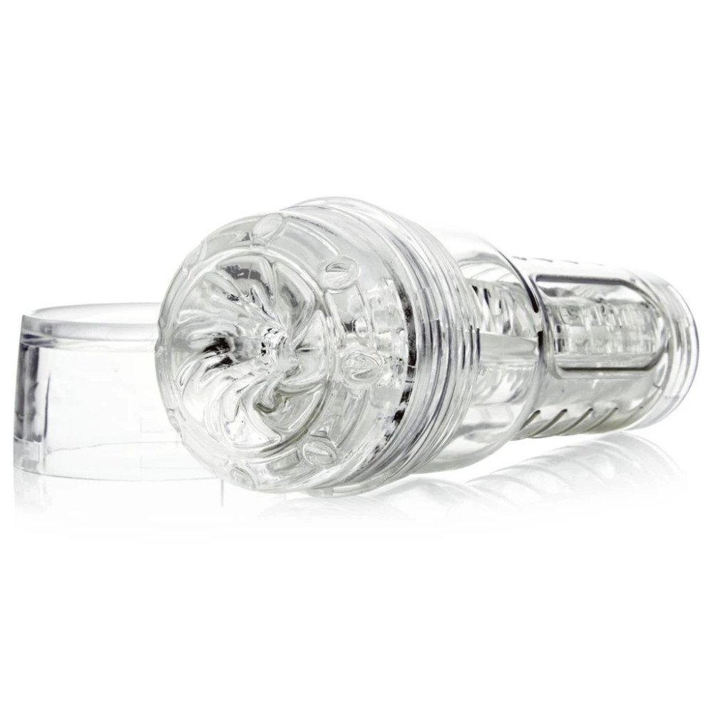 Мастурбатор в колбе рельефный Fleshlight GO Torque, киберкожа, прозрачный, 21.5 х 7.5 см фото №3 — секс игрушки: Украина, NO TABOO