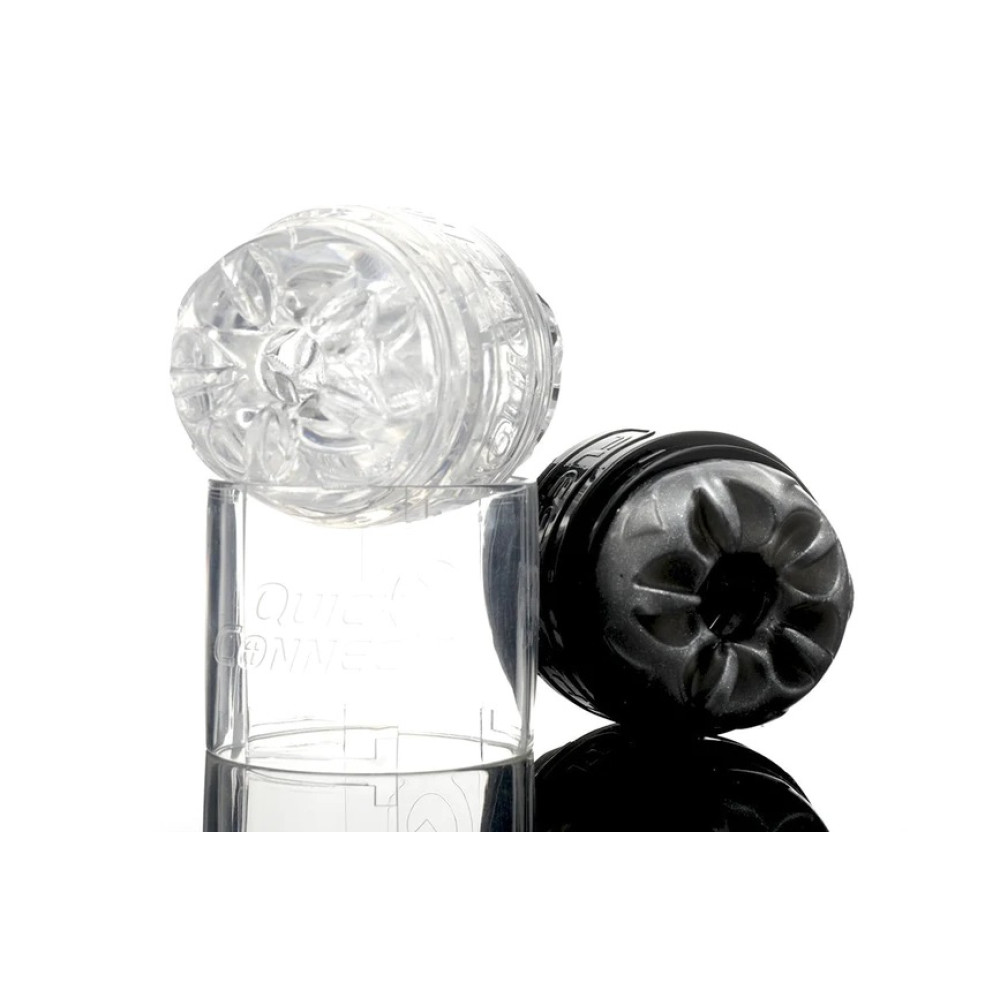 Адаптер для соединения двух мастурбаторов Quickshot Connect Adapter Fleshlight, прозрачный фото №4 — секс игрушки: Украина, NO TABOO