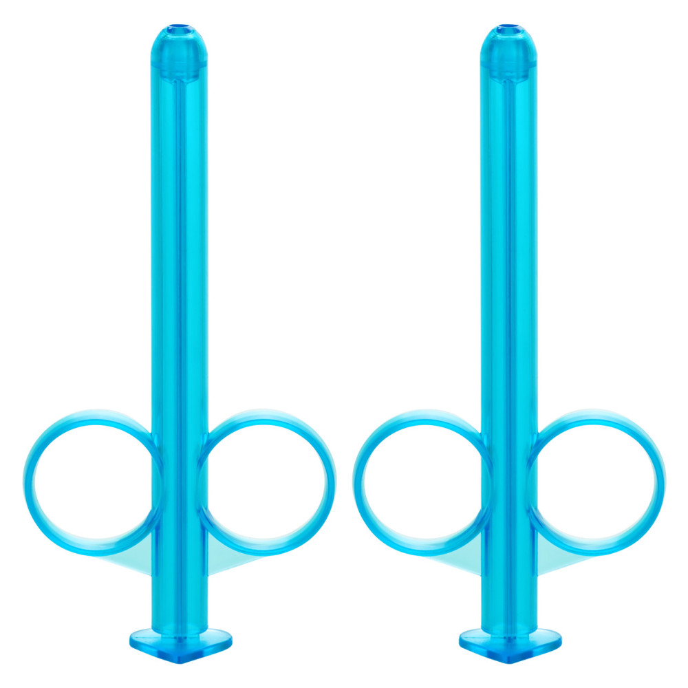 Набор шприцов для нанесения лубриканта Lube Tube California Exotics, голубые, 2 шт. фото №3 — секс игрушки: Украина, NO TABOO