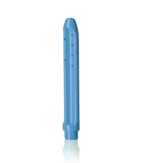 Насадка для анального душа XTRM O Clean, синяя, 17.5 х 2.5 см - No Taboo