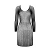 Платье сексуальное ажурное One Size BS101 Passion, черное, фото №3 — секс шоп Украина, NO TABOO