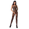 Бодистокинг эротичный с интимным вырезом One Size BS076 Passion, черный, фото №1 — секс шоп Украина, NO TABOO