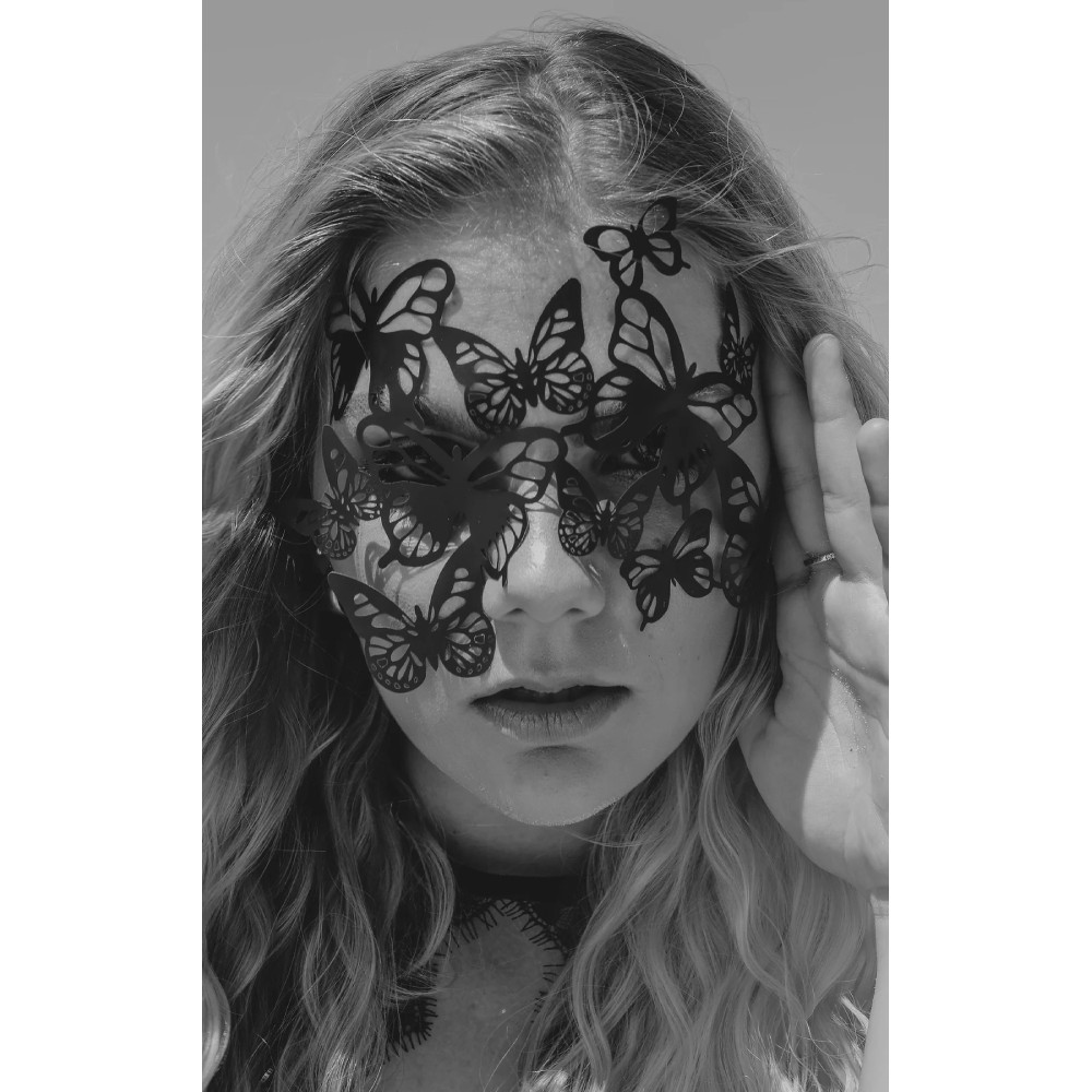 Самоклеящаяся виниловая маска Sybille Bijoux Indiscrets, черная, One Size, фото №10 — секс шоп Украина, NO TABOO