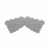 Самоклеящаяся виниловая маска Erika Bijoux Indiscrets, черная, One Size, фото №2 — секс шоп Украина, NO TABOO
