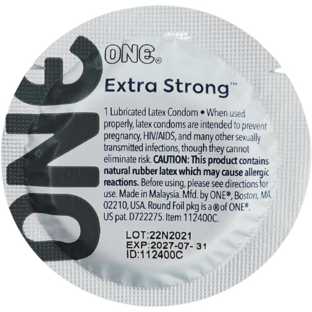Презерватив прочный One Extra Strong, 1 шт (217918)