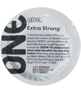 Презерватив прочный One Extra Strong, 1 шт - No Taboo