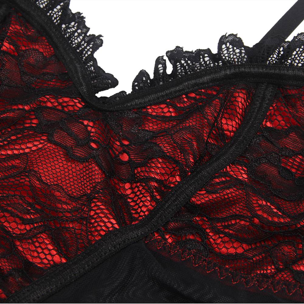 Костюм Красной Шапочки Star Night Red Riding Hood XS-S, красно-черный, фото №8 — секс шоп Украина, NO TABOO