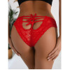  Трусики с бантиками Star Night Sexy Lace XS-S, кружевные, красные, фото №1 — секс шоп Украина, NO TABOO