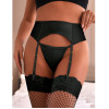 Пояс для чулок и трусики Star Night Sexy Stretch XS-S, черные, фото №1 — секс шоп Украина, NO TABOO