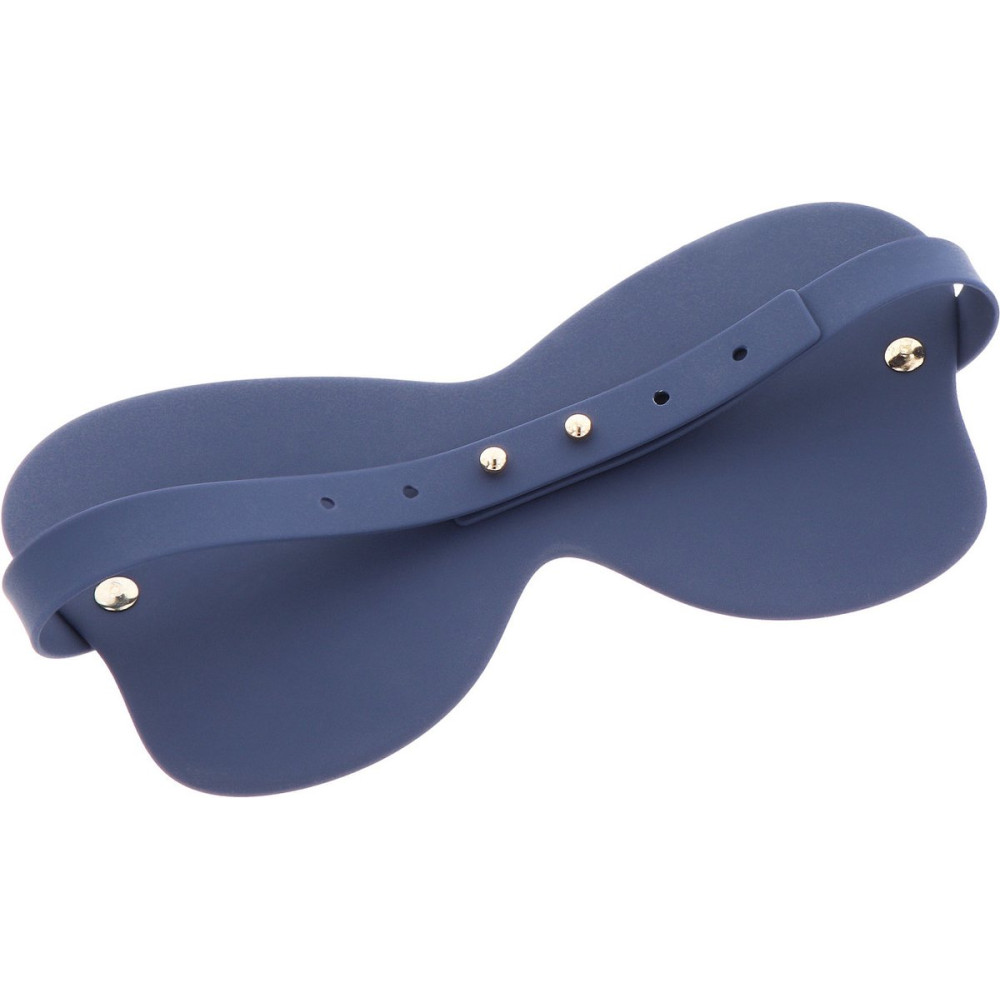 Маска на глаза Taboom Silicone Supreme, силиконовая, синяя, фото №6 — секс шоп Украина, NO TABOO
