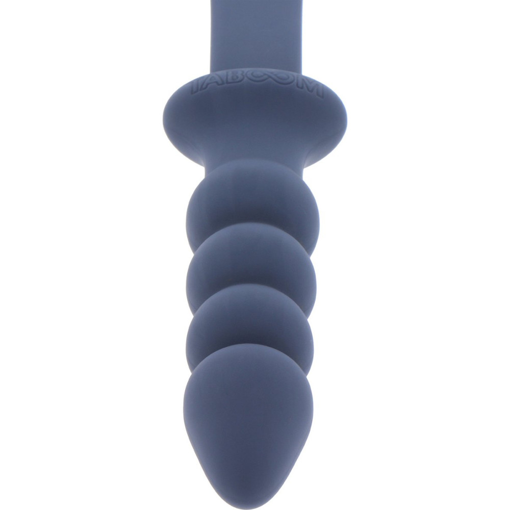 Паддл в форме бабочки с ручкой в виде анальной пробки Taboom Silicone Supreme, силиконовый, синий, фото №6 — секс шоп Украина, NO TABOO