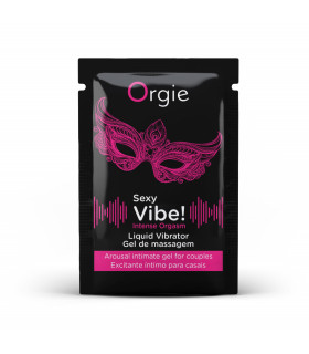 Пробник жидкого вибратора Orgie Sexy Vibe для усиления оргазма, 1 мл - No Taboo