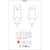 Корсет сексуальный с кружевным лифом, красный, L/XL, фото №6 — секс шоп Украина, NO TABOO