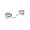 Браслеты-наручники Bijoux Indiscrets жемчужные, белые, фото №1 — секс шоп Украина, NO TABOO