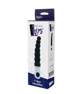 Анальна цепочка Dream Toys Essentials P-Spot Caterpillar с вибрацией, черный, 15 х 2.5 см - No Taboo
