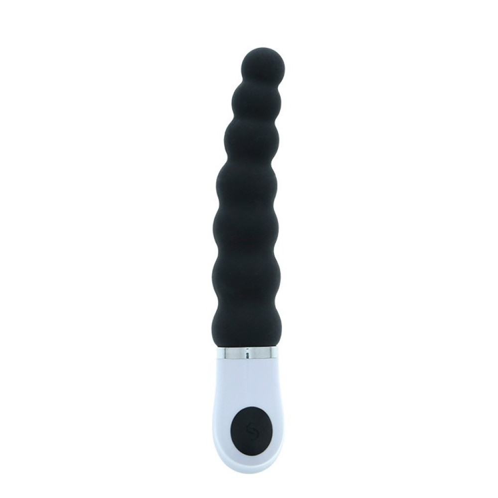 Анальна цепочка Dream Toys Essentials P-Spot Caterpillar с вибрацией, черный, 15 х 2.5 см фото №0 — секс игрушки: Украина, NO TABOO