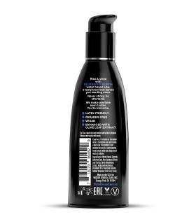 Съедобный лубрикант Wicked Sensual Care со вкусом черничного кекса, на водной основе, 60 мл - No Taboo