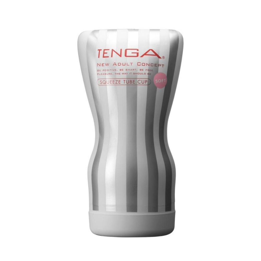 Мастурбатор Tenga Gentle Soft Case Cup, бело-серебристый, 15.5 х 8 см фото №0 — секс игрушки: Украина, NO TABOO