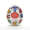 Мастурбатор Tenga Keith Haring Egg Dance, прозрачный фото №1 — секс игрушки: Украина, NO TABOO