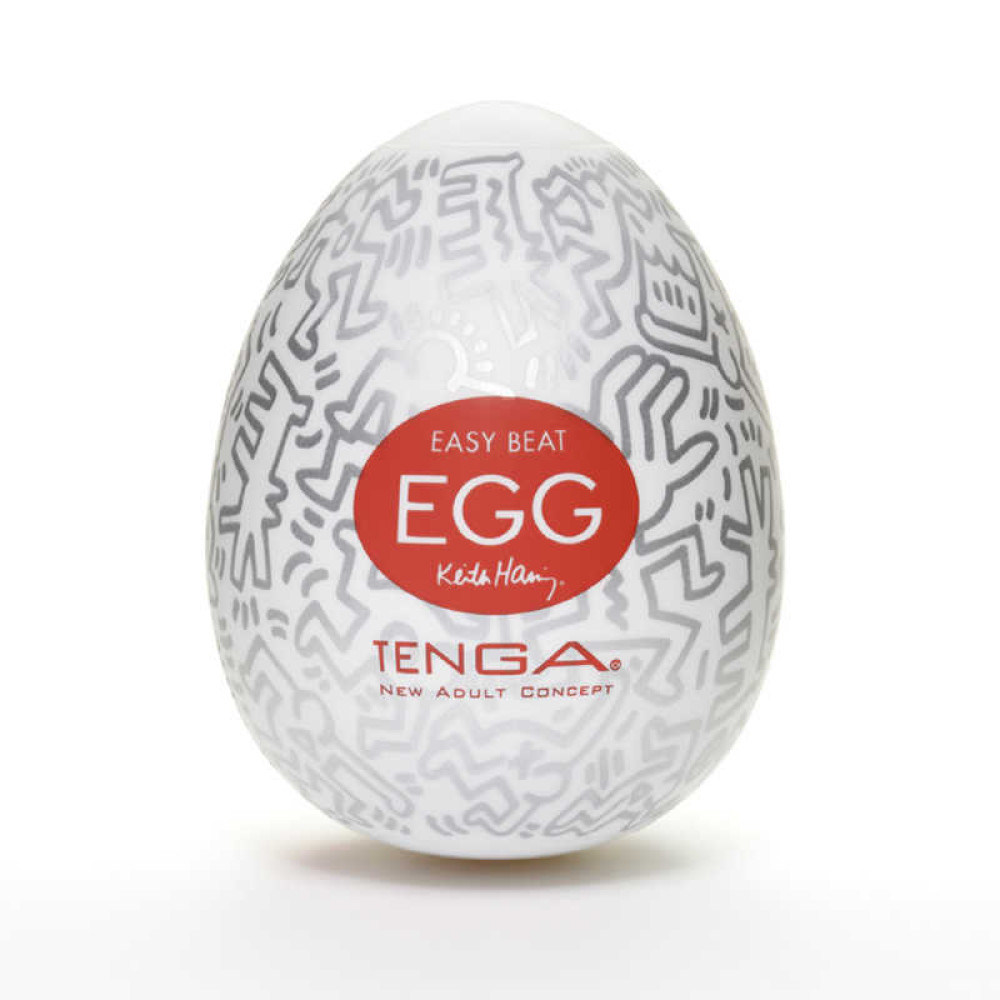 Мастурбатор Tenga Keith Haring Egg Party, прозрачный фото №0 — секс игрушки: Украина, NO TABOO