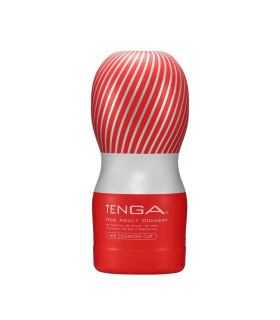 Мастурбатор Tenga Air Cushion Cup, красно-белый, 15.5 х 7 см - No Taboo