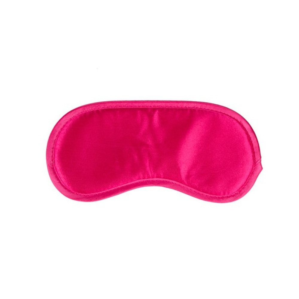 Маска для глаз Easytoys, сатиновая, розового цвета, фото №0 — секс шоп Украина, NO TABOO