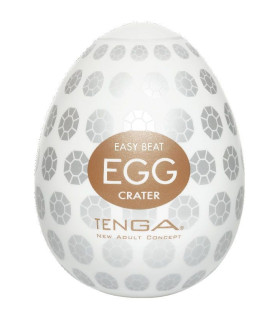 Мастурбатор Tenga Egg Crater, белый - No Taboo