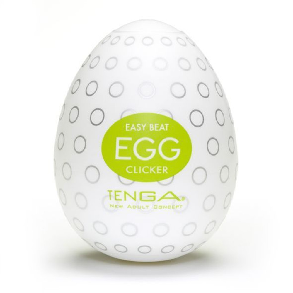 Мастурбатор Tenga Egg Clicker, белый фото №0 — секс игрушки: Украина, NO TABOO