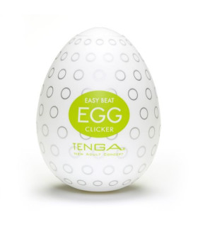 Мастурбатор Tenga Egg Clicker, белый - No Taboo