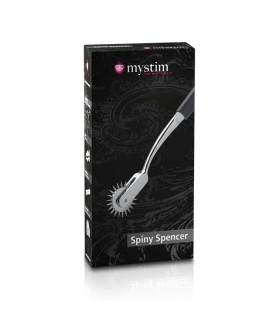 Колесо Вартенберга Mystim, для электростимуляции, серебристое, 19 см - No Taboo