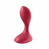 Анальный вибратор Satisfyer Backdoor Lover красный, 11.2 х 4.1 см фото №1 — секс игрушки: Украина, NO TABOO