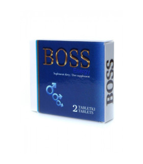 Мужские таблетки для эрекции и потенции BOSS ENERGY, 2 шт - No Taboo