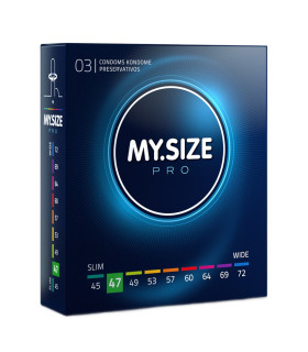 Презервативы латексные My.Size Extra Small 47 мм, 3 шт - No Taboo