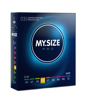 Презервативы латексные My.Size Regular 53 мм, 3 шт - No Taboo