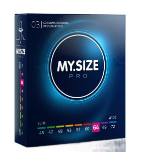 Презервативи латексні My.Size Large 64 мм, 3 шт - No Taboo