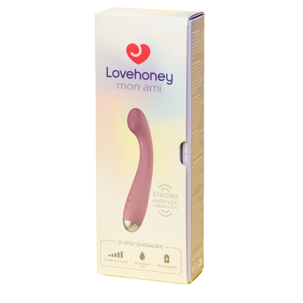 Вибратор Lovehoney mon ami для точки G, фиолетовый, 20 см фото №2 — секс игрушки: Украина, NO TABOO
