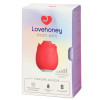 Вакуумный стимулятор клитора Lovehoney mon ami Pleasure Air Rose в виде розы, красный, 17.8 см х 7.6 см фото №2 — секс игрушки: Украина, NO TABOO
