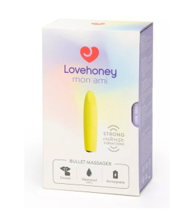 Вибропуля Lovehoney mon ami, желтая, 8.9 см - No Taboo
