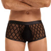 Трусы мужские Star Night Sheer Boxer, с сеточкой, черные, S, фото №3 — секс шоп Украина, NO TABOO
