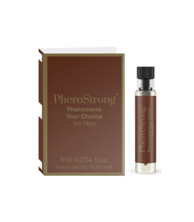 Пробник Парфум для чоловіків PheroStrong Your Choice, з феромонами, 1 мл - No Taboo