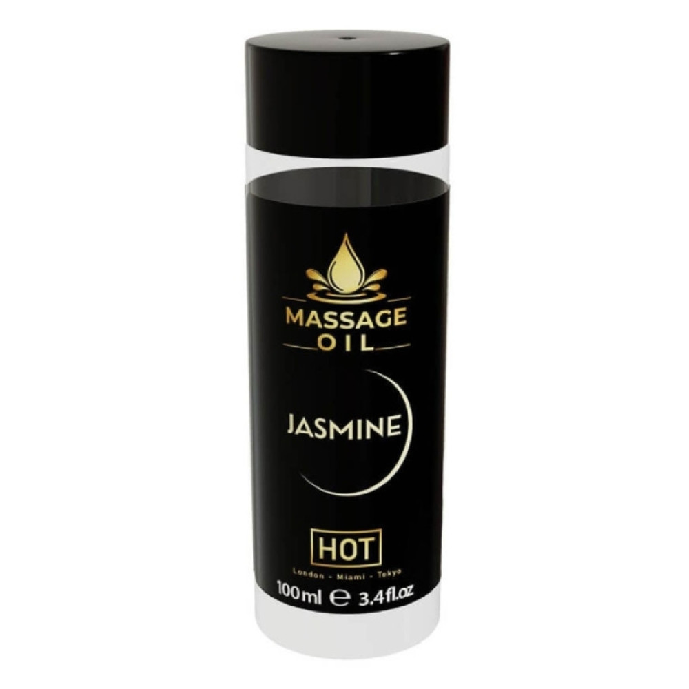 Массажное масло HOT Massage Oil Jasmin с ароматом жасмина, 100 мл, фото №0 — секс шоп Украина, NO TABOO