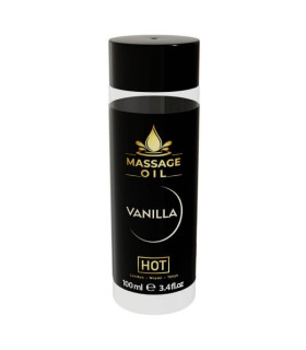 Массажное масло HOT Massage Oil Vanilla с ароматом ванили, 100 мл - No Taboo