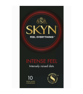 Презервативы безлатексные SKYN Intense Feel, с пупырышками, 10 шт. - No Taboo