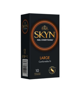 Презервативы безлатексные SKYN Large, большого размера, 10 шт. - No Taboo