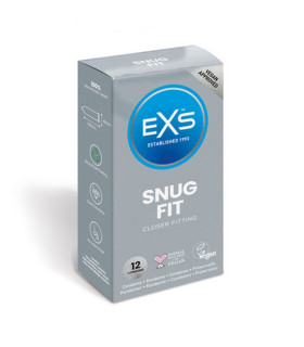 Презервативи щільно прилягаючі EXS Snug Fit, латексні, 12 шт - No Taboo
