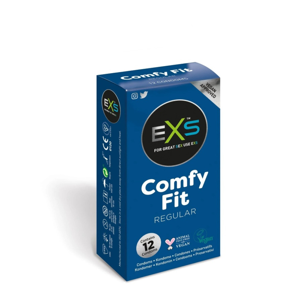 Презервативы классические EXS Regular, латексные, 12 шт, фото №0 — секс шоп Украина, NO TABOO