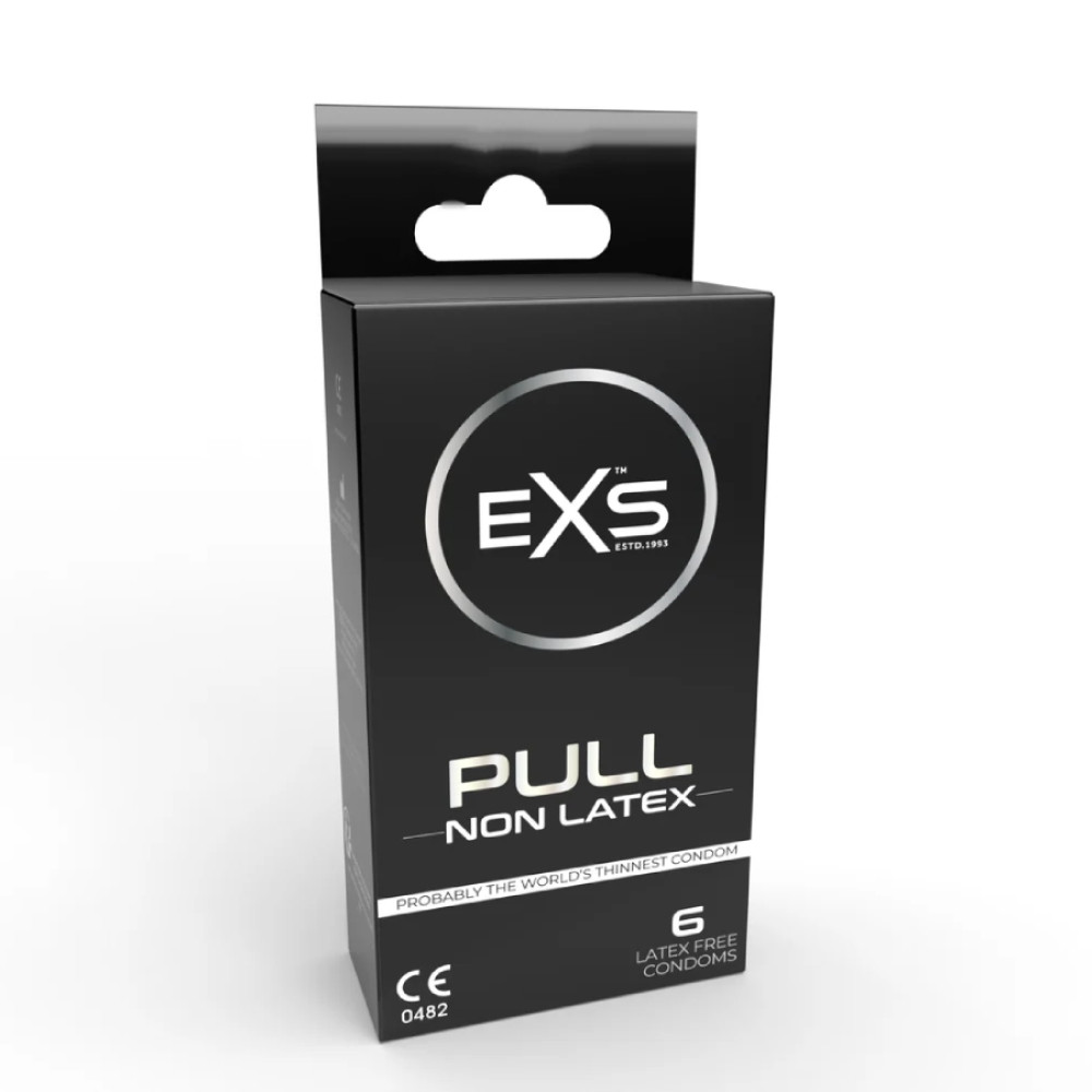 Презервативы ультратонкие EXS Pull, безлатексные, 6 шт, фото №0 — секс шоп Украина, NO TABOO